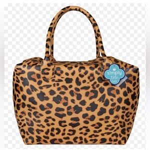 Simply Southern Eva Tote in Leopard Pattern